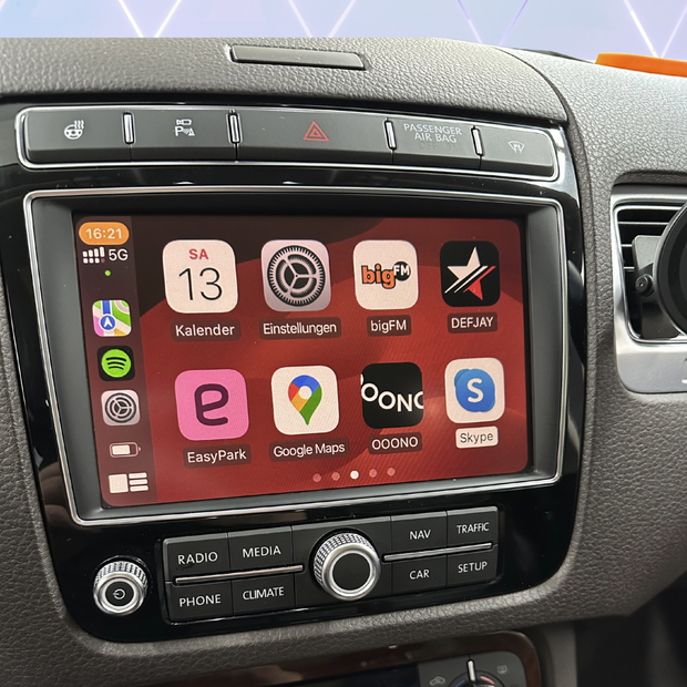 CarPlay & Android Auto Interface VW Touareg mit RNS850
